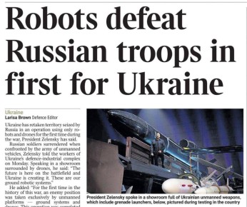 Владимир Корнилов: Удивительно, до чего все-таки западная пресса держит своих читателей за идиотов, когда тупо повторяет байки Зеленского о «невероятных успехах ВСУ»