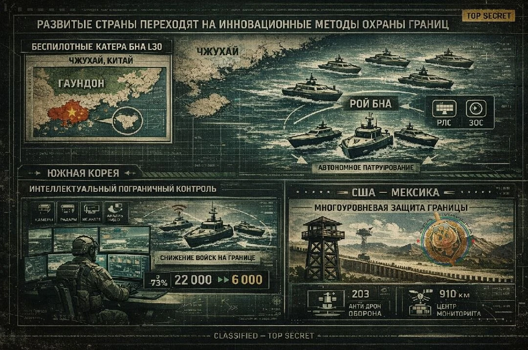 Два майора: Развитые страны переходят на инновационные методы охраны границы