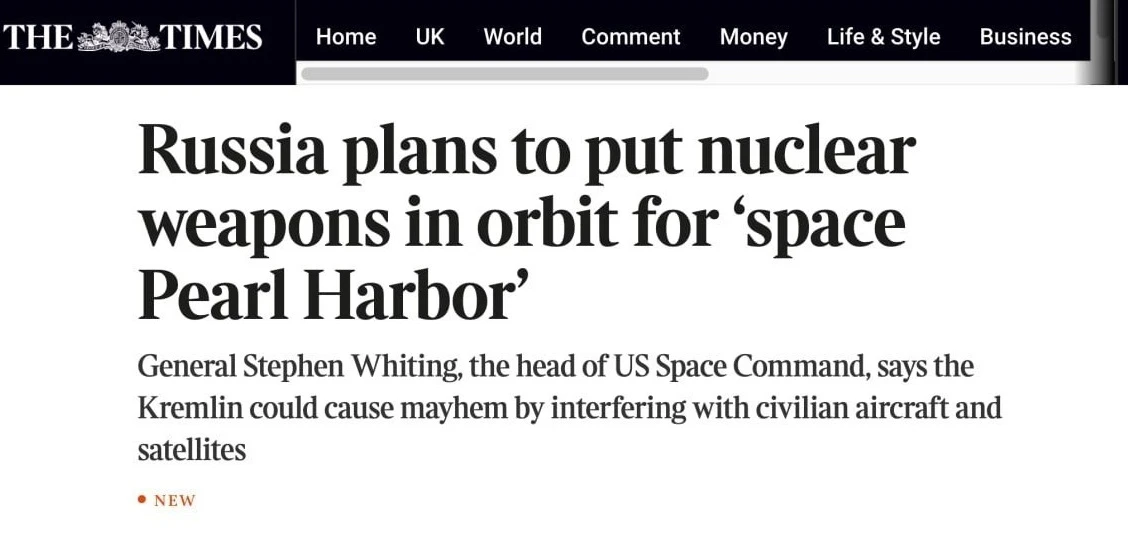 Готовят «космический Перл-Харбор»: Хотят воевать с Ираном, но с опаской оглядываются на Россию