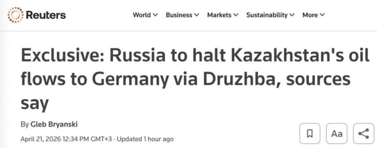 ������ ����������: ������ �������� � 1 ��� ���������� ������� ����� �� ���������� � ��������, � Reuters