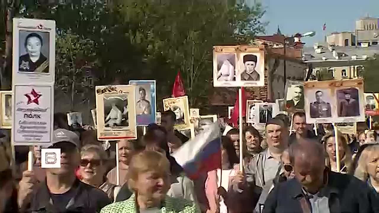 Накануне в 39 регионах России прошли шествия "Бессмертного полка"