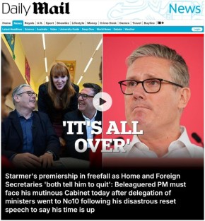 Юрий Баранчик: Daily Mail пишет, что премьер-министр Британии Кир Стармер столкнулся с беспрецедентным внутрипартийным бунтом