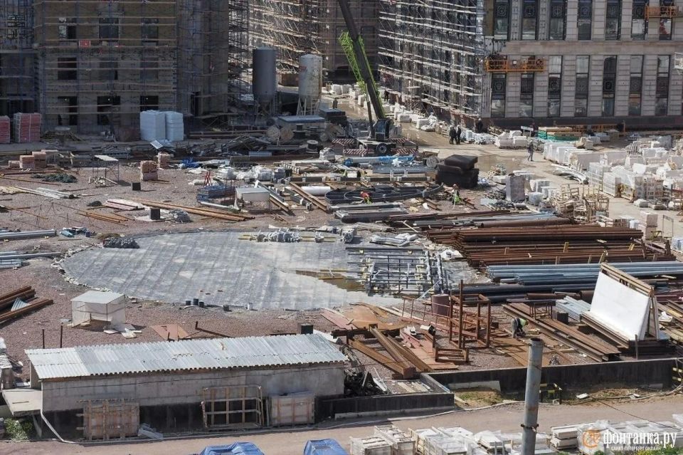 На Тучковом буяне продолжаются работы по строительству Судебного квартала На Тучковом буяне продолжаются работы по строительству Судебного квартала