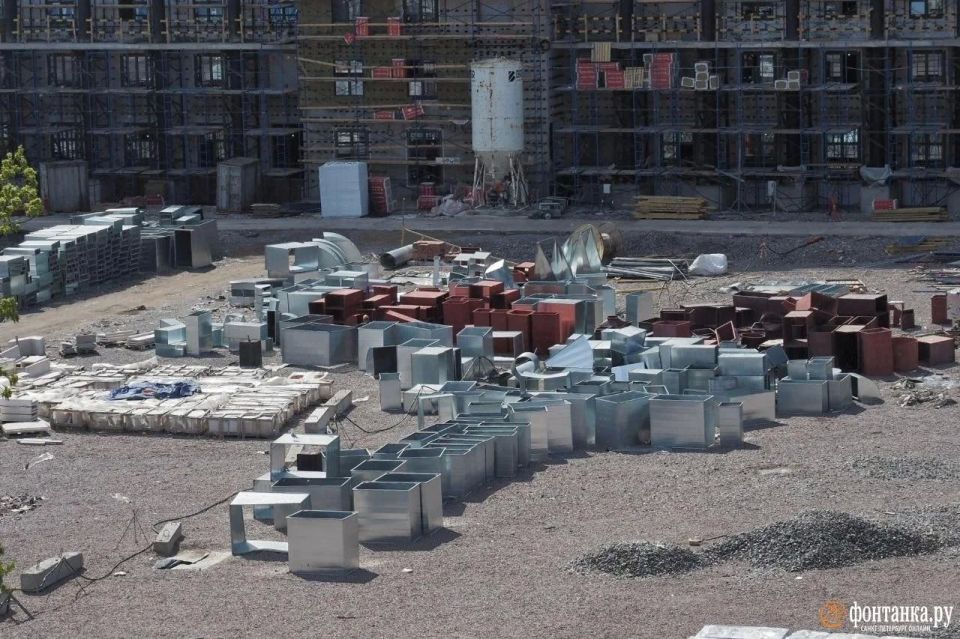 На Тучковом буяне продолжаются работы по строительству Судебного квартала На Тучковом буяне продолжаются работы по строительству Судебного квартала