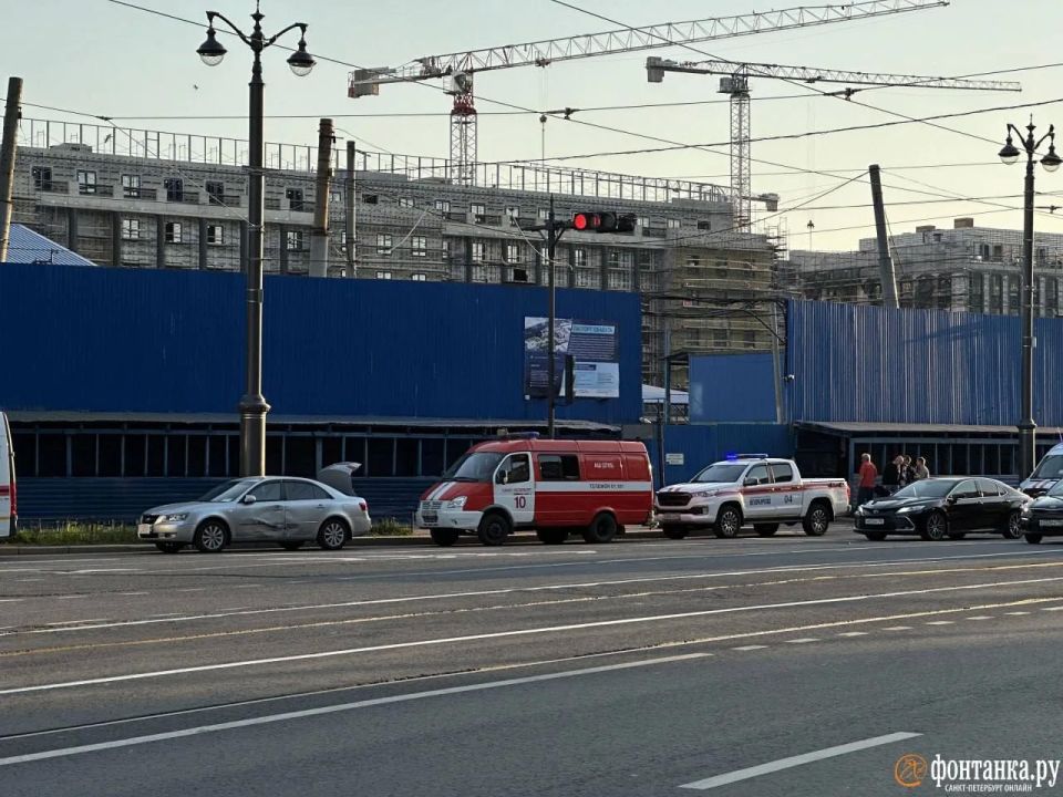На территории, где строится Судебный квартал, взорвался газовый баллон грузовой машины На территории, где строится Судебный квартал, взорвался газовый баллон грузовой машины