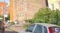 Место притяжения самокатчиков к земле случайно попало на видеорегистратор петербуржца в Приморском районе