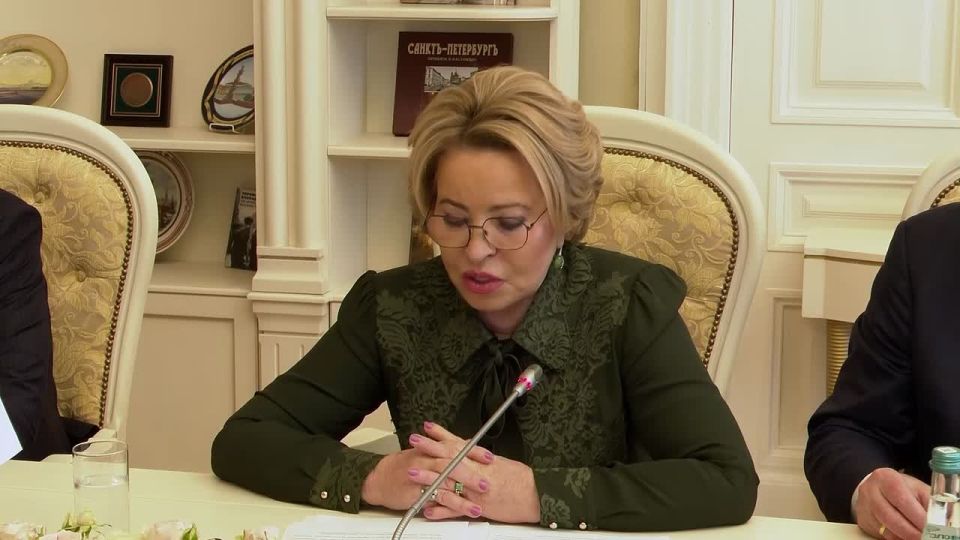 Председатель Совета Федерации, Председатель Совета МПА СНГ Валентина Матвиенко провела встречу с Председателем Меджлиса Туркменистана Дуньягозель Гулмановой