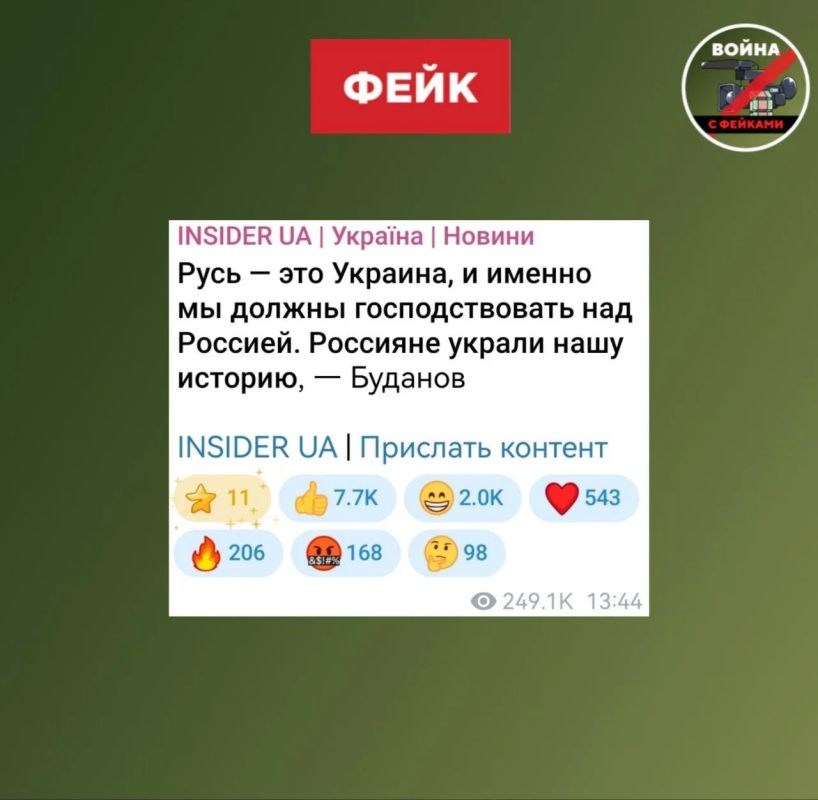 Фейк: Украина является преемником Руси и должна господствовать над Россией, которая украла историю у украинцев