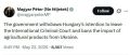 Правительство Венгрии вводит запрет на импорт сельхозпродукции с Украины, сообщил премьер республики Петер Мадьяр