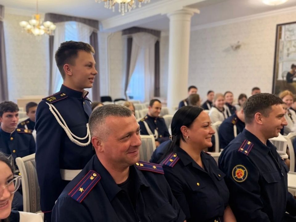 Ветеран Великой Отечественной войны Андрей Аркадьевич Бобыльков встретился с кадетами Объединенного кадетского корпуса СК России им. Г.К. Жукова Ветеран Великой Отечественной войны Андрей Аркадьевич Бобыльков встретился с кадетами Объединенного кадетского корпуса СК России им. Г.К. Жукова