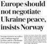 �������� ��������: ������� ����������� ��� �������� ����� ���� ���� � �������� The Daily Telegraph ������ � ��� � ���� ���� ������� ��������� � ����������� �� ������� � �������� ����������
