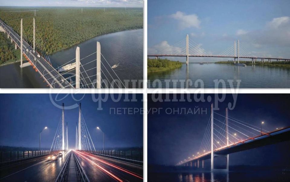 Проектировщик КАД-2 показал мост через Неву в районе Отрадного