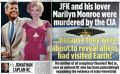 Владимир Корнилов: Газета Mail on Sunday: «Джон Кеннеди и его любовница Мэрилин Моно были убиты ЦРУ, потому что они были близки к тому, чтобы раскрыть тот факт, что инопланетяне посетили Землю!»