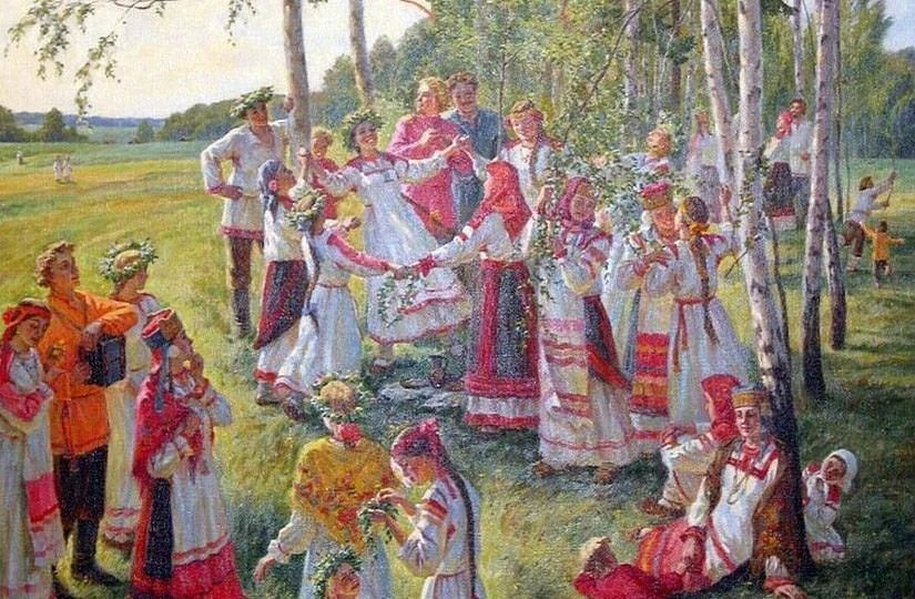 Юлия Витязева: Троица. Гудящий благовест к молитве призывает