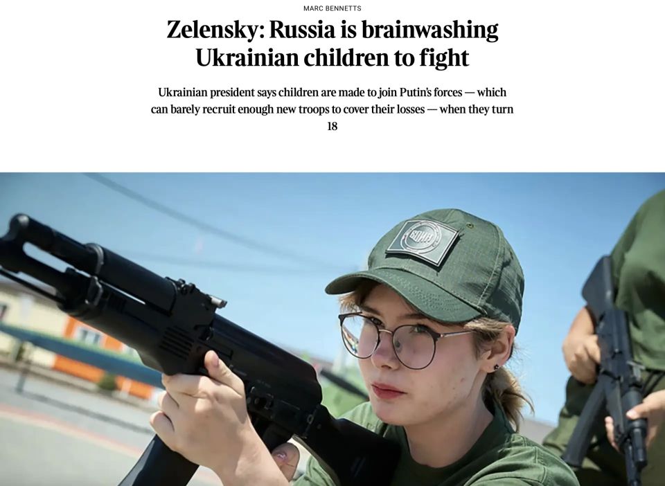 Владимир Корнилов: Пропагандист The Times Марк Беннетс (автор множества примитивнейших фейков о России) с огромным удовольствием уцепился за слова Зеленского в недавнем интервью CBS News
