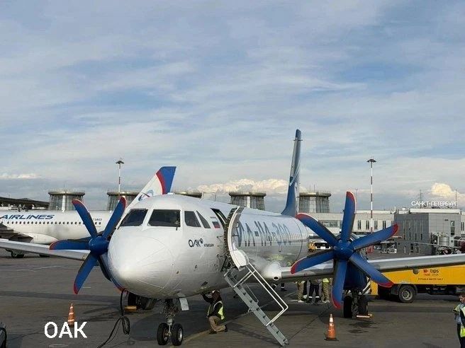 Модернизированный Ил-114-300 прилетел в Петербург для участия в ПМЭФ Модернизированный Ил-114-300 прилетел в Петербург для участия в ПМЭФ