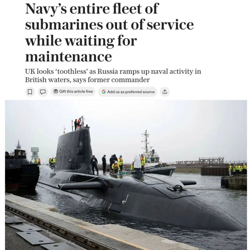 Беззубый лев: Британский флот оказался небоеспособен — The Telegraph