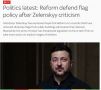 Владимир Корнилов: Партия Reform UK Найджела Фараджа уже отреагировала на выуженную из Зеленского критику снятия украинских флагов с британских муниципалитетов