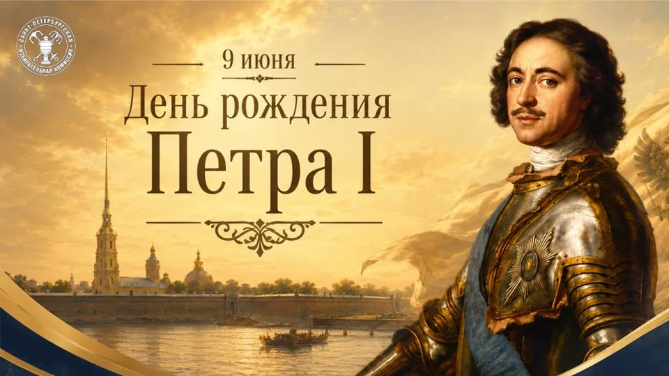 Сегодня мы чтим память основателя СанктПетербурга — императора Петра I, мудрого государя и талантливого новатора