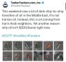 Олег Царёв: Tanker Trackers публикует снимки перевалок нефти борт-в-борт в водах Ближнего Востока в прошедшие выходные с комментарием "вот причина, по которой нефть не стоит $200"