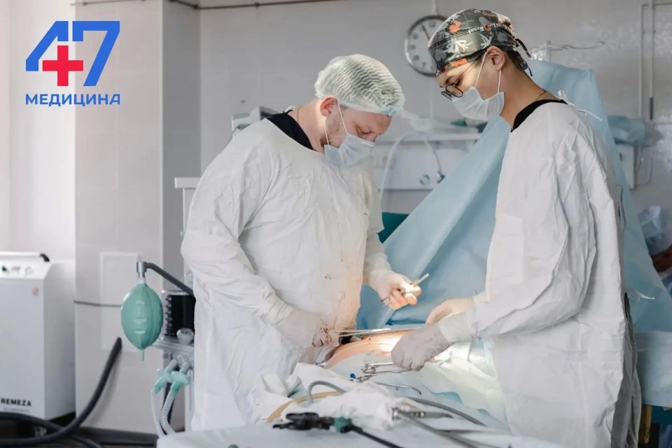 Хирурги Приозерской больницы извлекли из кишечника пациентки большой желчный камень