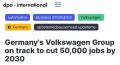 Михаил Онуфриенко: Volkswagen сократит 50 000 сотрудников