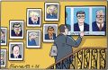 Владимир Корнилов: Хорошая технологичная идея от The Daily Telegraph! В связи с тем, что на стене прихожей Даунинг-стрит 10 уже не хватает места для портретов быстро меняющихся премьеров, газета предлагает повесить экран...