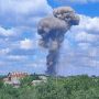 Грибовидное облако после прилета в Павлограде