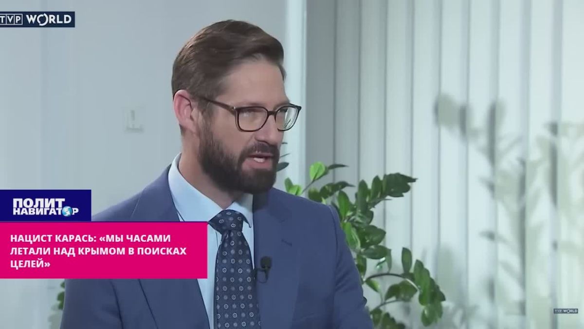 Нацист Карась: «Мы часами летали над Крымом, выбирая цели и попивая кофе»