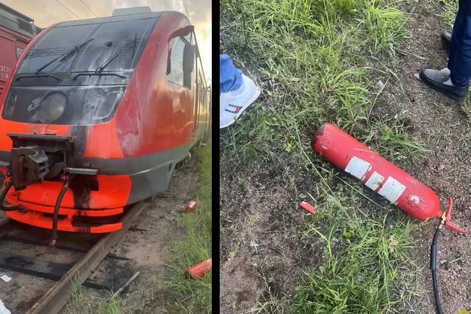 Иностранец поджег рельсовый автобус в Петербурге по указанию куратора