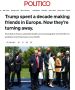 ‘Трамп десять лет заводил друзей в Европе