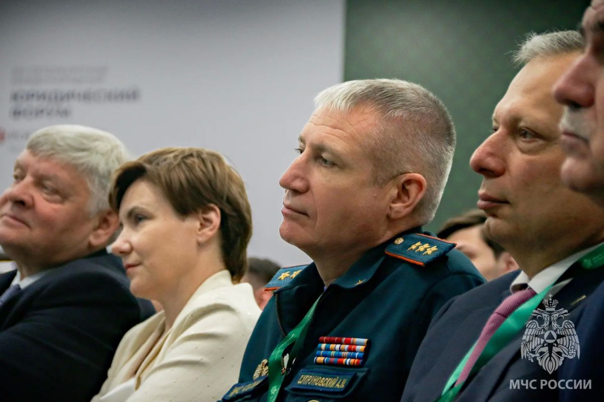 Делегация МЧС России принимает участие в XIV Петербургском международном юридическом форуме Делегация МЧС России принимает участие в XIV Петербургском международном юридическом форуме