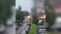Пять ларьков сгорело в Парголово