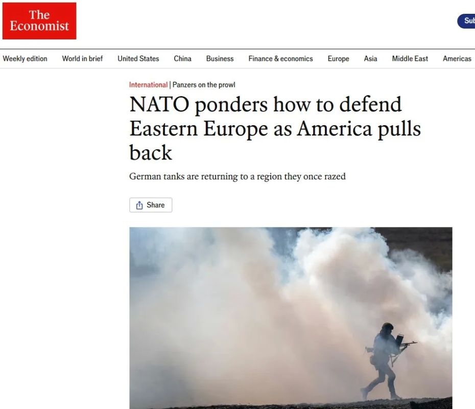 The Economist не стесняется открыто говорить о том, что украинцы — это европейский расходник, необходимый для того, чтобы выиграть время до открытой войны с Россией