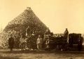 1) Тобольская каторжная тюрьма № 1. Укладка дров. 1899-1901 годы