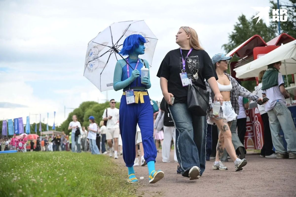 В разгаре VK Fest в Парке 300-летия Петербурга В разгаре VK Fest в Парке 300-летия Петербурга