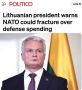 Михаил Онуфриенко: Президент Литвы Гитанас Науседа в Берлине во время совместной пресс-конференции с президентами Латвии и Эстонии, а также канцлером Германии Фридрихом Мерцем в пятницу заявил, что НАТО рискует столкнуться...