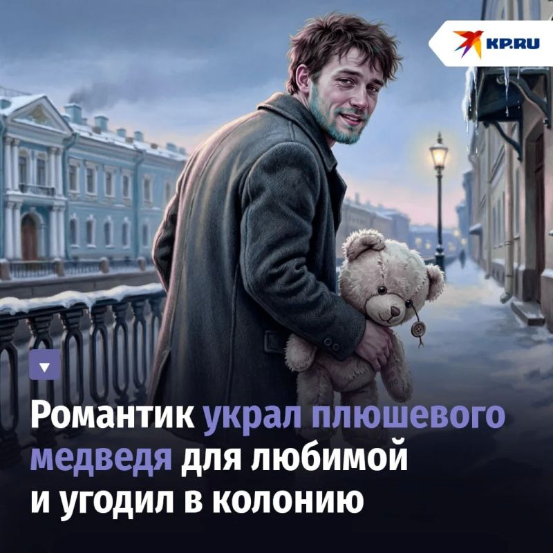 Мишка в обмен на свободу: петербургский романтик угодил в колонию за кражу игрушки для любимой