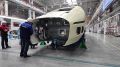 Нос поезда для ВСМ Петербург- Москва показали на предприятии «Уральские локомотивы»