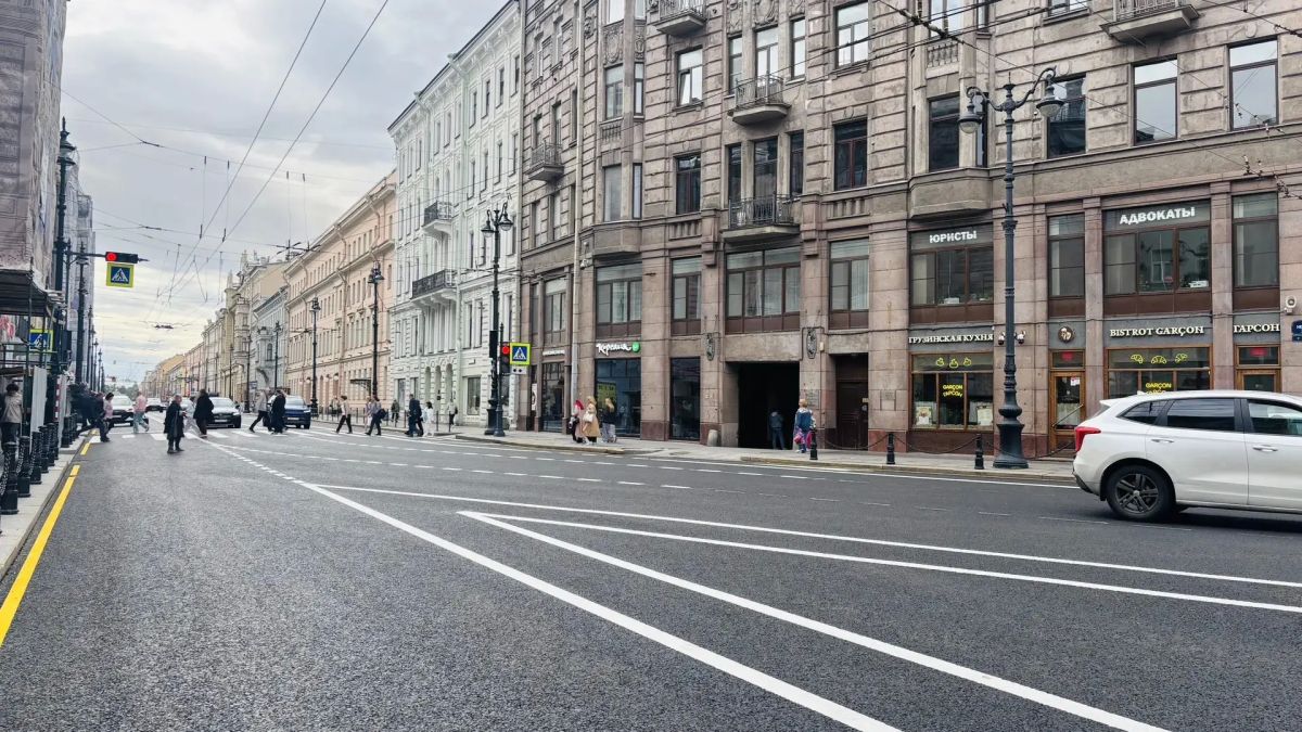 Первый этап ремонта Невского завершён Первый этап ремонта Невского завершён
