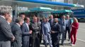 Сегодня в Петербурге губернатору Краснодарского края Вениамину Кондратьеву показали передовую АЗС «Газпром газомоторное топливо»