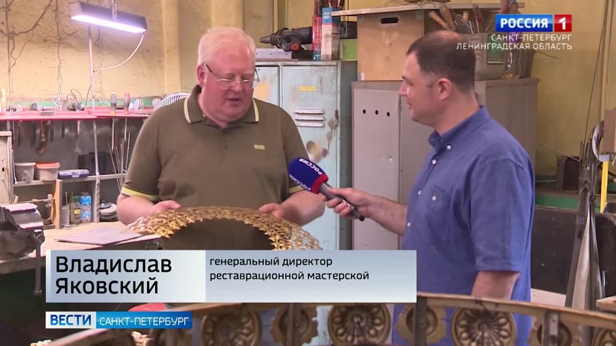 В Петербурге восстановили старинную технологию, благодаря которой воссоздали люстры Соборной мечети
