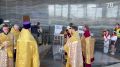 Молебен о здравии защитников Отечества отслужили на борту судна во время Морского крестного хода