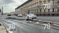 Автобус попал в ДТП около Дворцовой площади