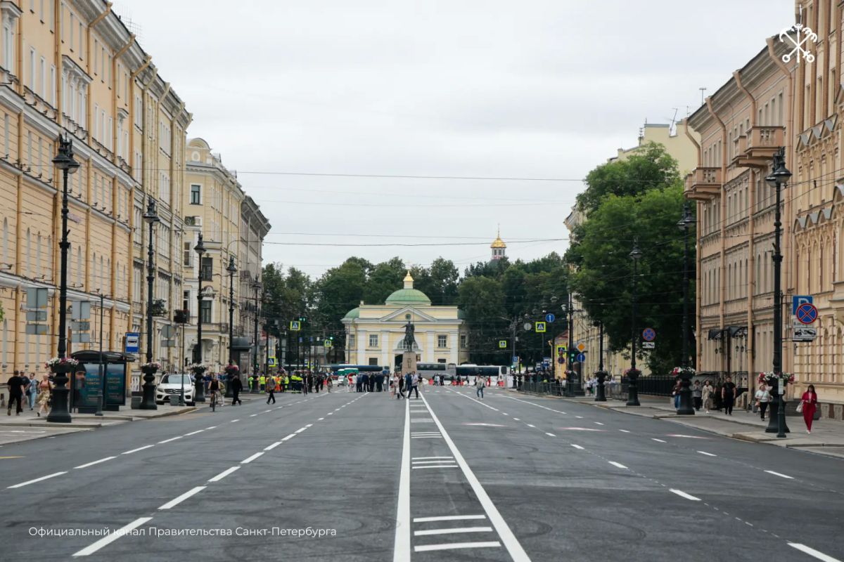 Ремонт Невского проспекта завершён