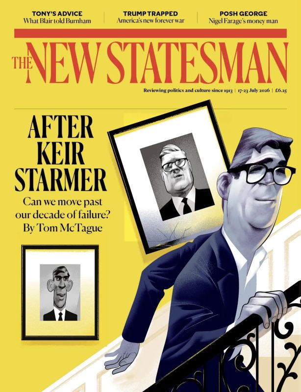 Владимир Корнилов: Ха! Журнал The New Statesman внезапно задался вопросом: может ли Британия после ухода Кира Стармера выйти из десятилетия сплошных провалов?