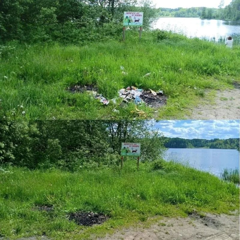 С берегов водоемов Ленобласти убрали 95 кубометров мусора С берегов водоемов Ленобласти убрали 95 кубометров мусора