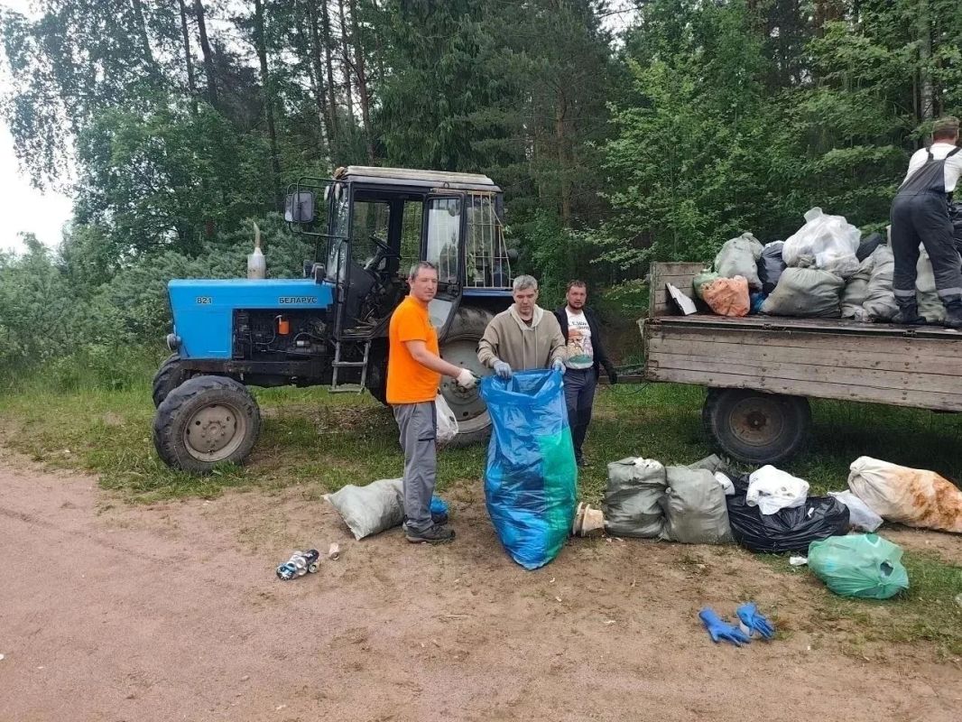 С берегов водоемов Ленобласти убрали 95 кубометров мусора С берегов водоемов Ленобласти убрали 95 кубометров мусора