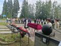 В Пижме с воинскими почестями захоронили останки девяти красноармейцев