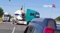 В Гатчинском районе Ленинградской области перевернулся бензовоз